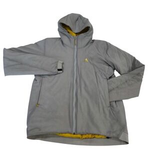 7mesh Hooded Lightweight Jacket Grey L/G Men's Poly Nylon Blend Packable Outdoor